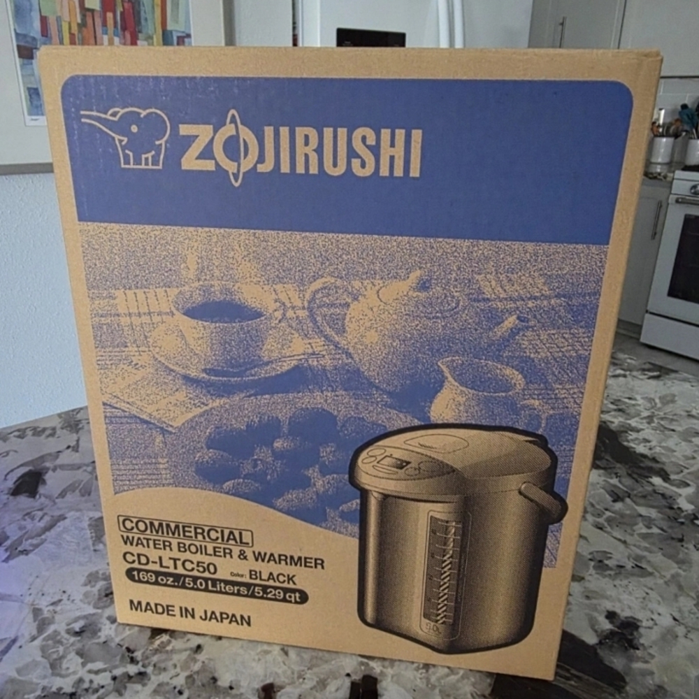 Zojirushi 5L/5.29qt/169oz Commercial Water Boiler & Warmer, Factory Sealed New